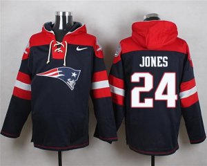 Jerseys Factory Cheap Nike Patriots #24 Cyrus Jones Navy Blue Pl