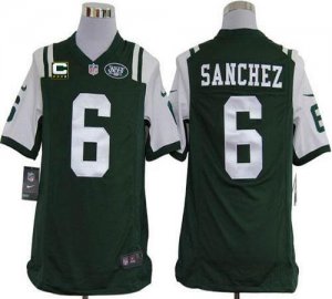 Jerseys Factory Cheap Nike Jets #6 Mark Sanchez Green Team Color