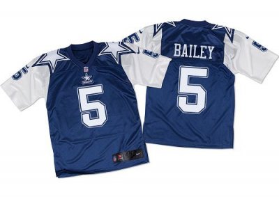 Jerseys Factory Cheap Nike Cowboys #5 Dan Bailey Navy Blue/White