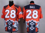 Jerseys Factory Cheap Nike Broncos #28 Montee Ball Orange Men's