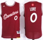 Jerseys Factory Cheap Cavaliers #0 Kevin Love Red 2015-2016 Chri