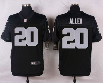 Jerseys Factory Cheap Nike Raiders #20 Nate Allen Black Team Col