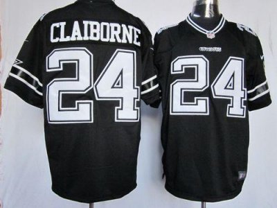 Jerseys Factory Cheap Nike Cowboys #24 Morris Claiborne Black Sh