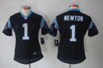 Jerseys Factory Cheap Nike Panthers #1 Cam Newton Black Team Col