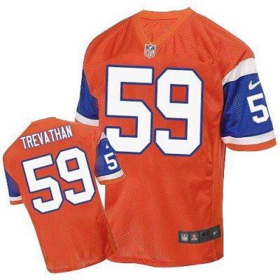 Jerseys Factory Cheap Nike Broncos #59 Danny Trevathan Orange Th