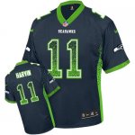 Jerseys Factory Cheap Nike Seahawks #11 Percy Harvin Steel Blue