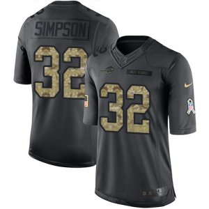 Jerseys Factory Cheap Nike Bills #32 O. J. Simpson Black Men's S