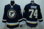 Jerseys Factory Cheap Blues #74 Tj Oshie Embroidered Blue NHL Je