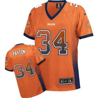 Jerseys Factory Cheap Nike Bears #34 Walter Payton Orange Altern