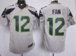 Jerseys Factory Cheap Nike Seahawks #12 Fan Grey Alternate Men's