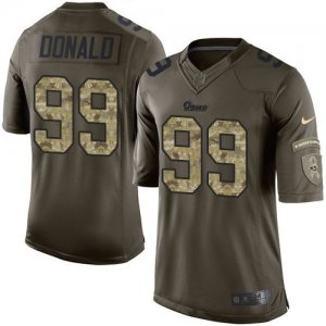 Jerseys Factory Cheap Nike Rams #99 Aaron Donald Green Men's Sti