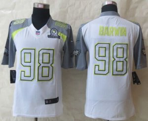 Jerseys Factory Cheap Nike Eagles #98 Connor Barwin White Pro Bo
