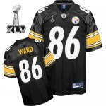 Jerseys Factory Cheap Steelers #86 Hines Ward Black Super Bowl X
