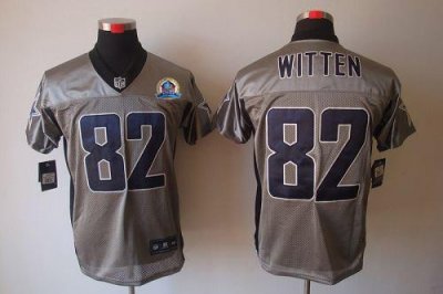 Jerseys Factory Cheap Nike Cowboys #82 Jason Witten Grey Shadow