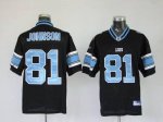 Jerseys Factory Cheap Lions #81 Calvin Johnson Black Stitched NF