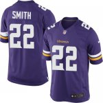 Jerseys Factory Cheap Nike Vikings #22 Harrison Smith Purple Tea