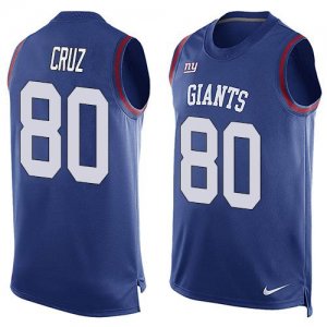 Jerseys Factory Cheap Nike Giants #80 Victor Cruz Royal Blue Tea