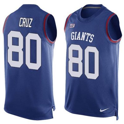 Jerseys Factory Cheap Nike Giants #80 Victor Cruz Royal Blue Tea