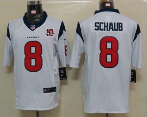 Jerseys Factory Cheap Nike Texans #8 Matt Schaub White With 10th