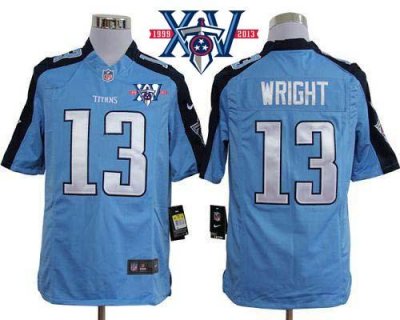 Jerseys Factory Cheap Nike Titans #13 Kendall Wright Light Blue