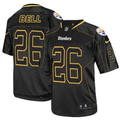 Jerseys Factory Cheap Nike Steelers #26 Le'Veon Bell Lights Out
