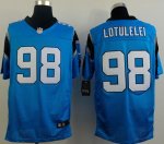 Jerseys Factory Cheap Nike Panthers #98 Star Lotulelei Blue Alte