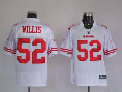 Jerseys Factory Cheap 49ers #52 Patrick Willis Stitched White NF