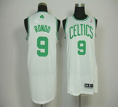 Jerseys Factory Cheap Celtics #9 Rajon Rondo White Revolution 30