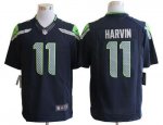 Jerseys Factory Cheap Nike Seahawks #11 Percy Harvin Steel Blue