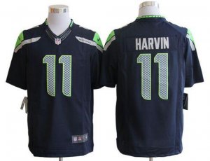 Jerseys Factory Cheap Nike Seahawks #11 Percy Harvin Steel Blue