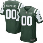 Jerseys Factory Cheap Nike New York Jets Customized Green Embroi
