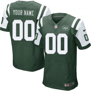 Jerseys Factory Cheap Nike New York Jets Customized Green Embroi