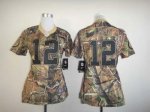 Jerseys Factory Cheap Nike Colts #12 Andrew Luck Camo Women's Em
