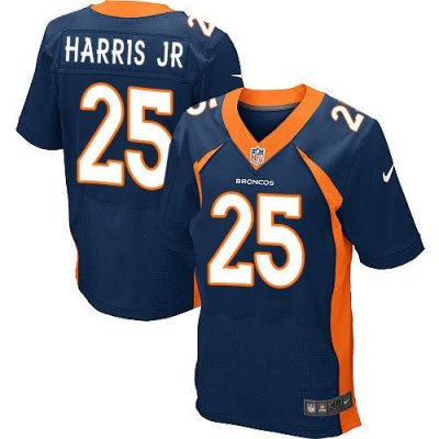 Jerseys Factory Cheap Nike Broncos #25 Chris Harris Jr Navy Blue