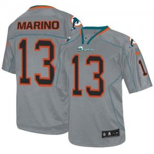 Jerseys Factory Cheap Nike Dolphins #13 Dan Marino Lights Out Gr