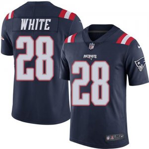 Jerseys Factory Cheap Nike Patriots #28 James White Navy Blue Me