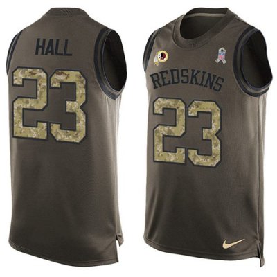 Jerseys Factory Cheap Nike Redskins #23 DeAngelo Hall Green Men'