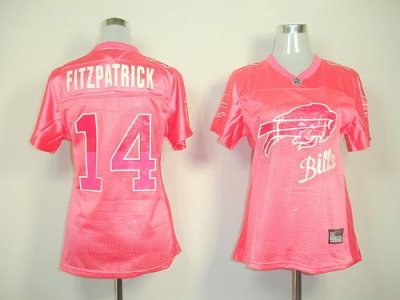 Jerseys Factory Cheap Bills #14 Ryan Fitzpatrick Pink 2011 Women