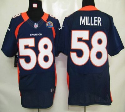 Jerseys Factory Cheap Nike Broncos #58 Von Miller Navy Blue Alte