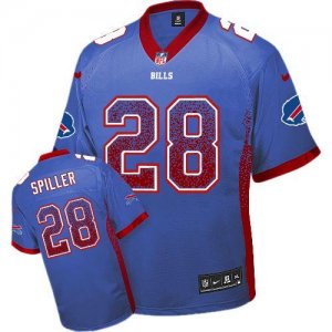 Jerseys Factory Cheap Nike Bills #28 C.J. Spiller Royal Blue Tea