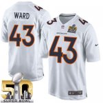 Jerseys Factory Cheap Nike Broncos #43 T.J. Ward White Super Bow