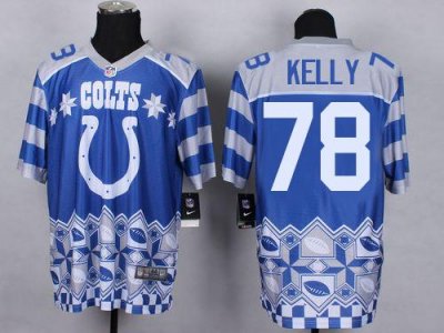 Jerseys Factory Cheap Nike Colts #78 Ryan Kelly Royal Blue Men's