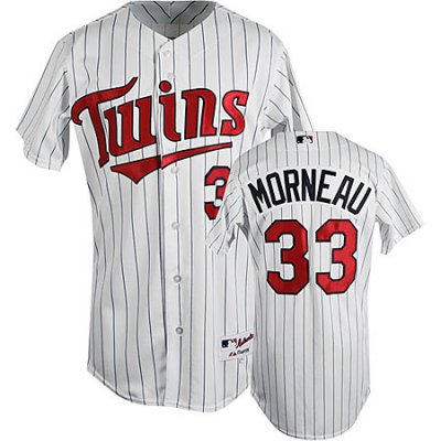 Jerseys Factory Cheap Twins #33 Justin Morneau Embroidered White
