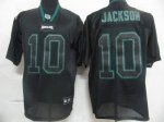 Jerseys Factory Cheap Eagles #10 DeSean Jackson Lights Out Black