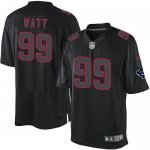 Jerseys Factory Cheap Nike Texans #99 J.J. Watt Black Men's Embr