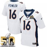 Jerseys Factory Cheap Nike Broncos #16 Bennie Fowler White Super