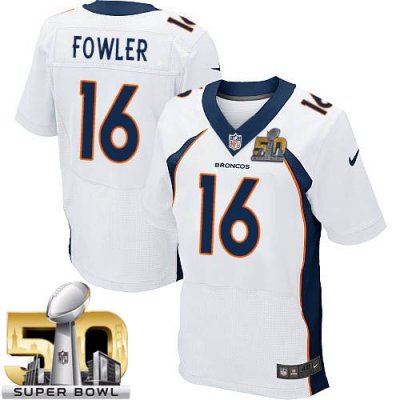 Jerseys Factory Cheap Nike Broncos #16 Bennie Fowler White Super