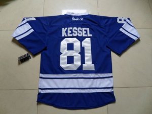 Jerseys Factory Cheap Maple Leafs #81 Phil Kessel Blue Third Emb