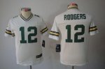 Jerseys Factory Cheap Nike Packers #12 Aaron Rodgers White Youth