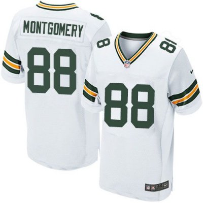 Jerseys Factory Cheap Nike Packers #88 Ty Montgomery White Men's